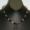 Jasper, shell, and glass beads with jasper pendant. Chic collection. 17" long. [Stress, courage, honesty, love, prosperity] $45