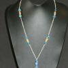 Murano glass bead necklace with citrine. Classic collection. 28" long. $20